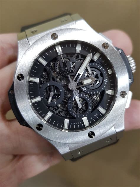 hublot big bang all black skeleton|hublot big bang edition 607691.